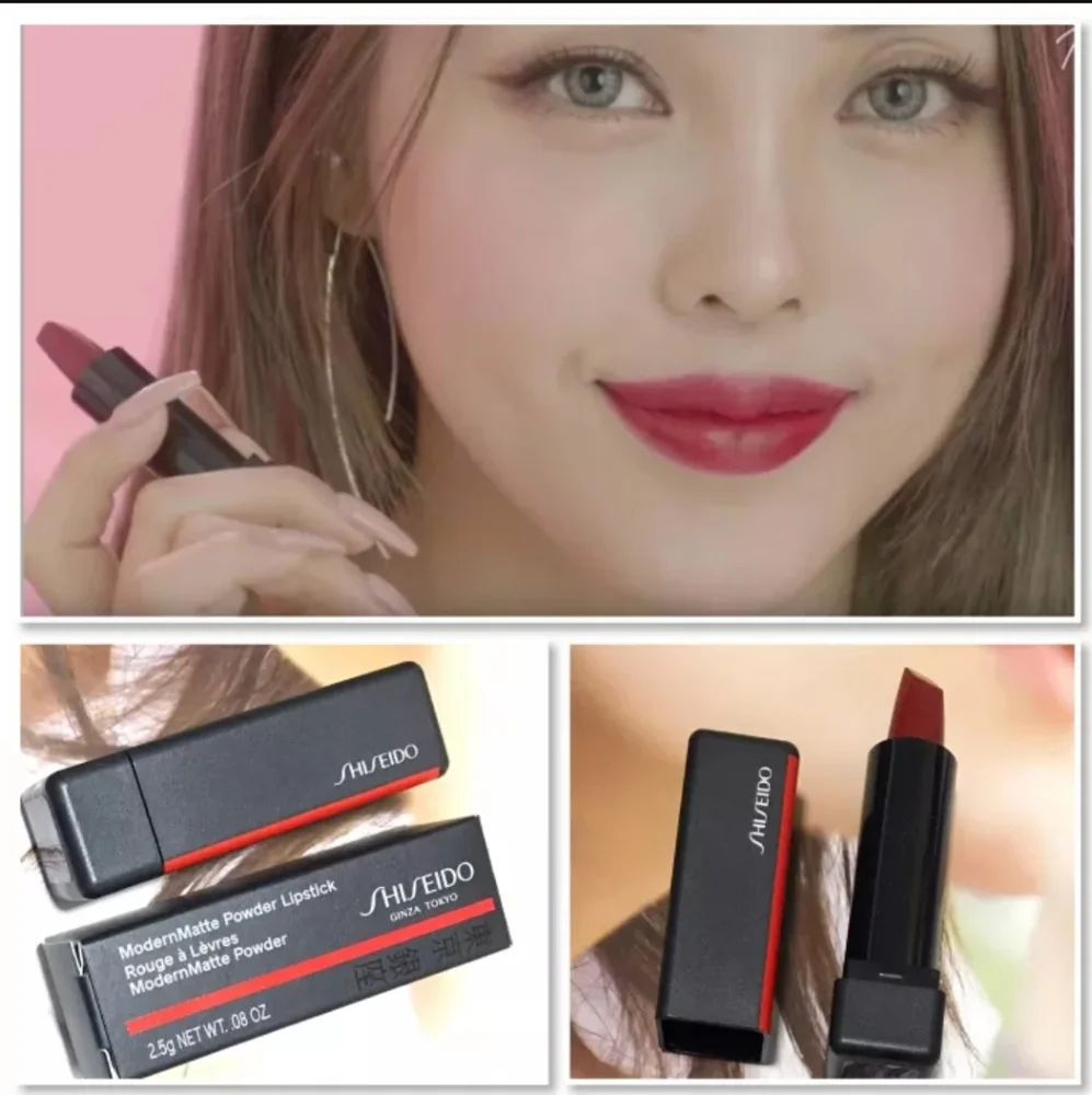 ❇️🧚‍♀️EXOTIC RED Shiseido MINI ModernMatte Powder Lipstick NWT